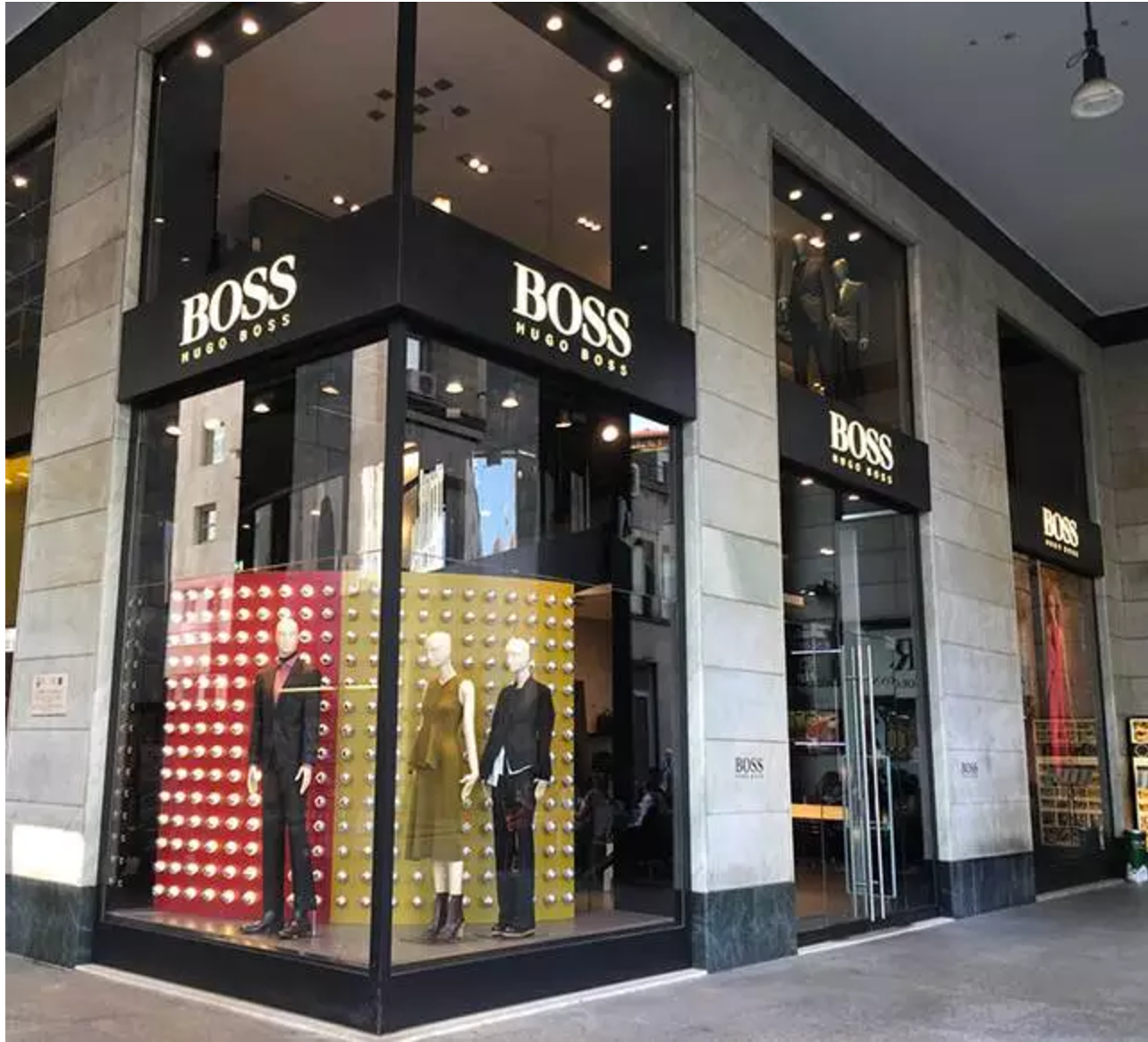 Hugo Boss Milan Store. Photo: WeChat