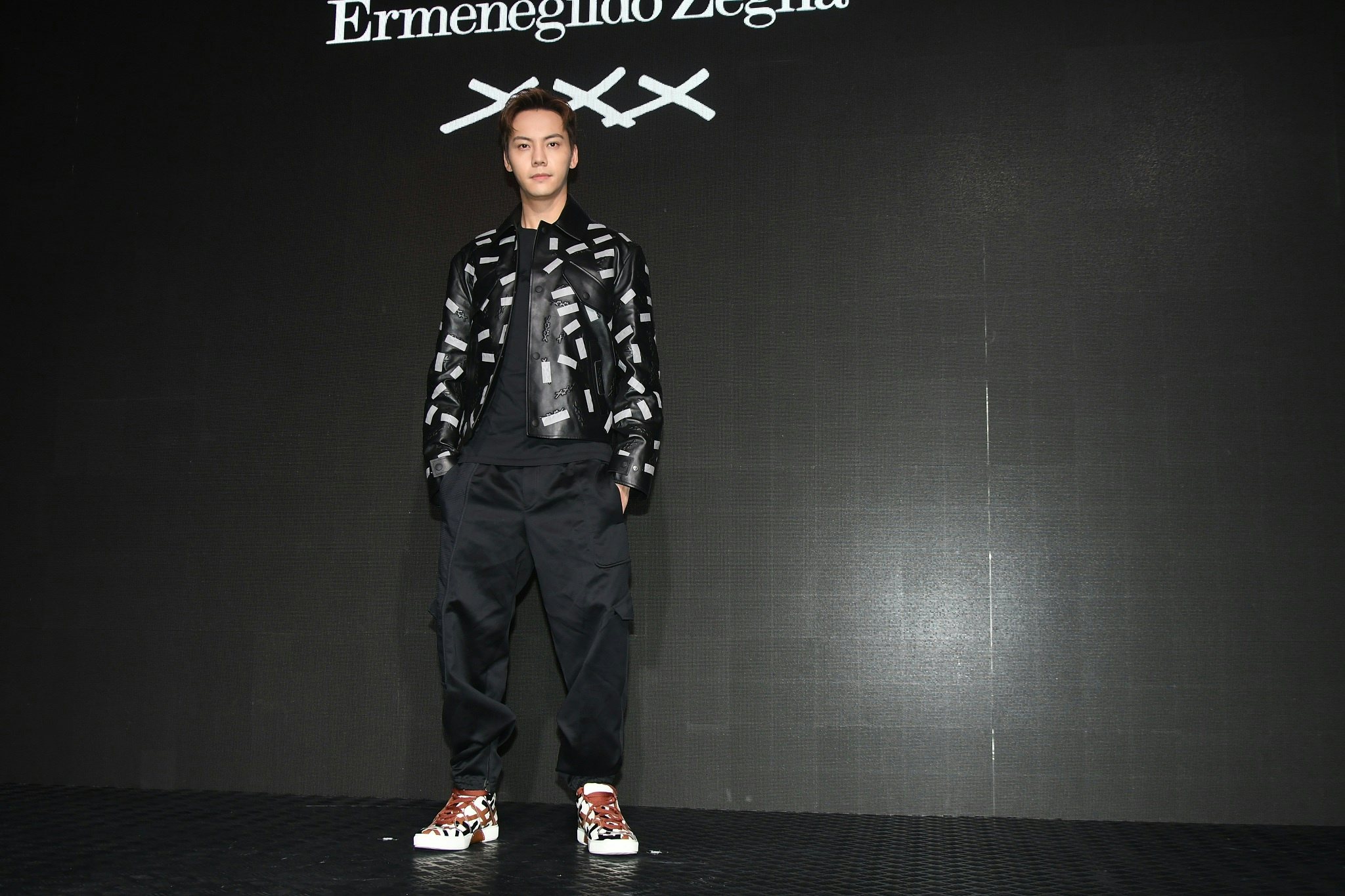 Willian Chan from Hong Kong, China was named as the global brand ambassador of Ermenegildo Zegna. Photo: VCG