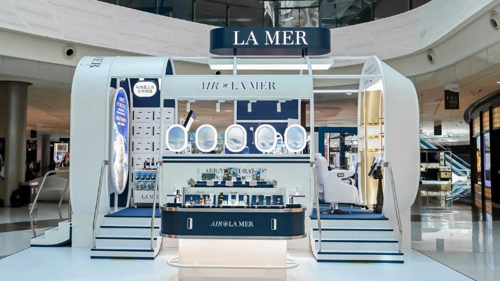 On June 1, La Mer opened a pop-up store at CDF Sanya International Duty Free City. Photo: La Mer