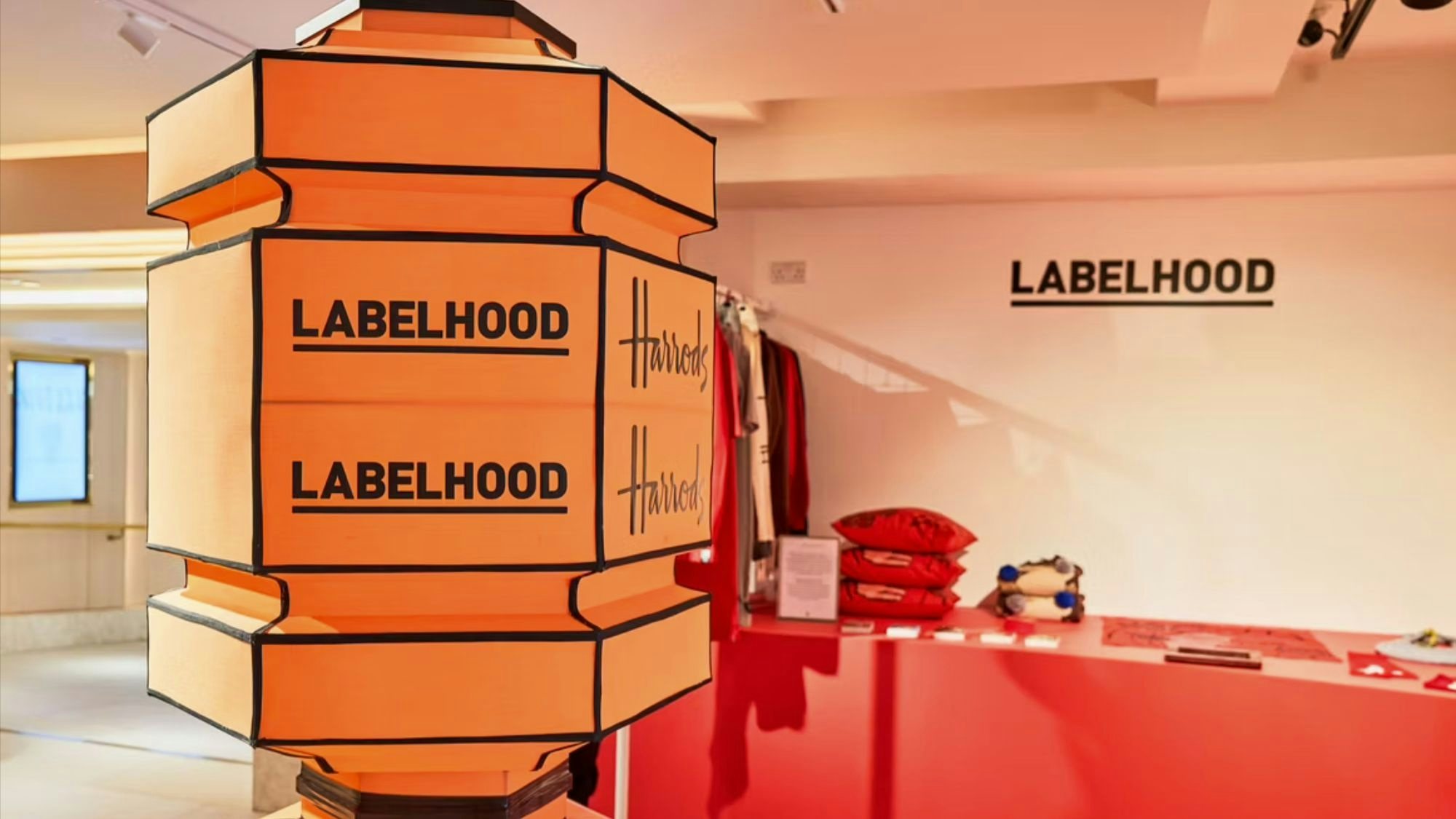 For Spring Festival, Harrods hosted a Labelhood pop-up, presenting independent Chinese designers. Photo: Harrods
