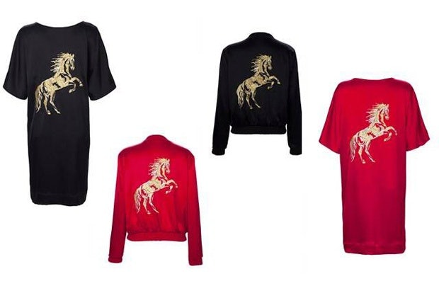 Items from DKNY's year of the horse collection. (DKNY)