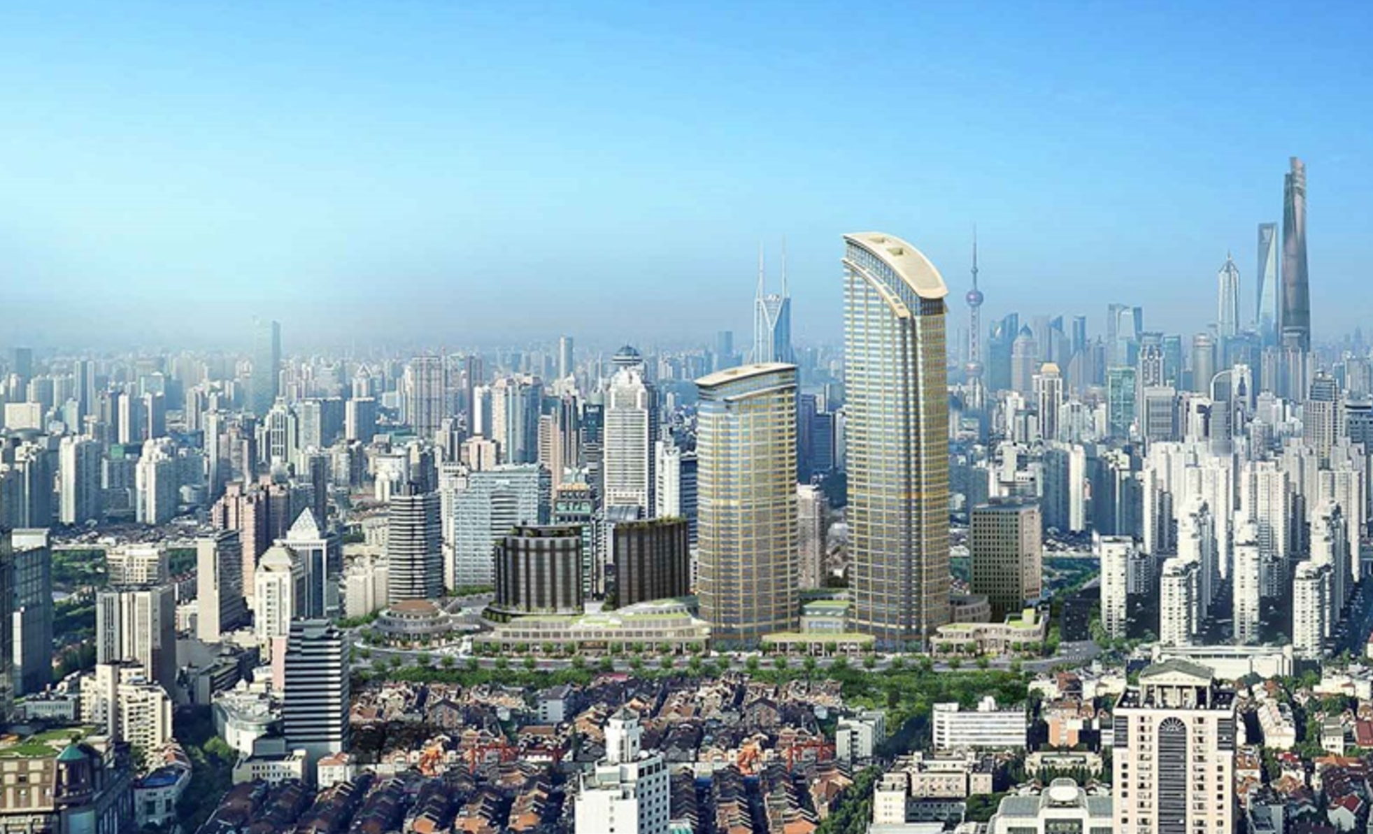 Swire's newest hotel, residences, and office development in Shanghai. (Courtesy Photo)