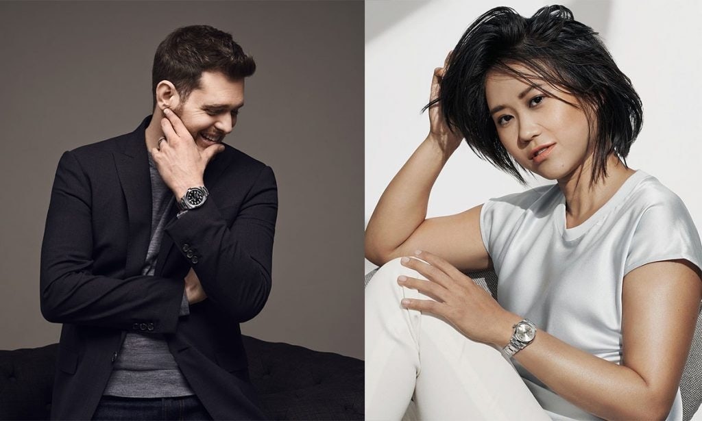 Rolex has formed partnerships with pop star Michael Bublé and Chinese pianist Yuja Wang. Photo: Rolex