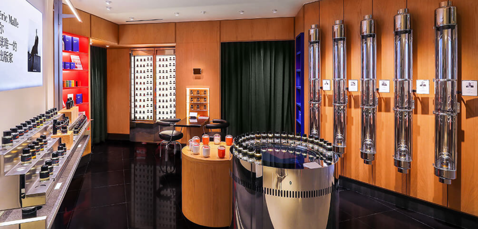 Inside Editions de Parfums Frédéric Malle’s first store in China. Image: Courtesy of Frederic Malle
