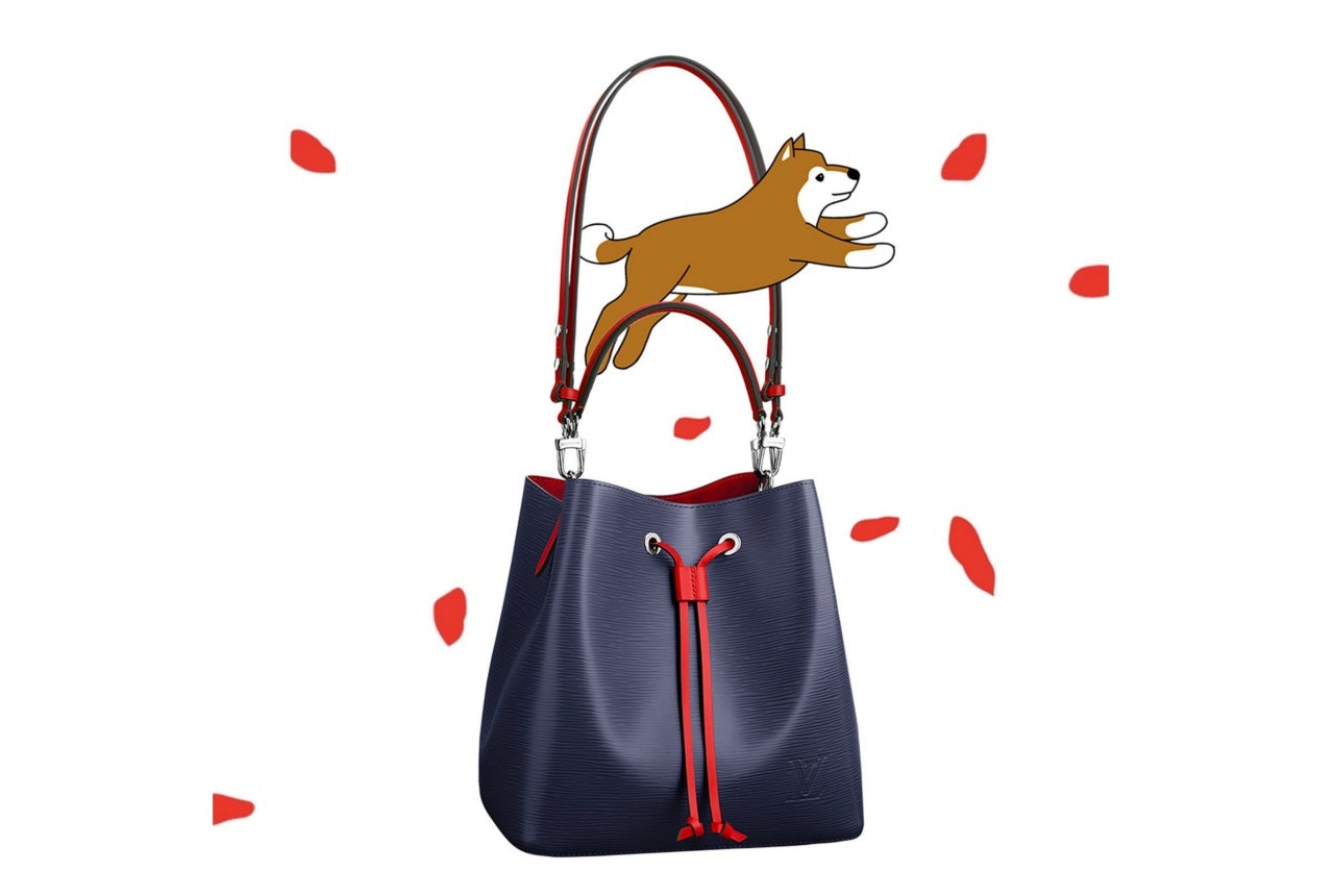 Louis Vuitton created a cartoon dog to help market its CNY offerings. Photo: Louis Vuitton