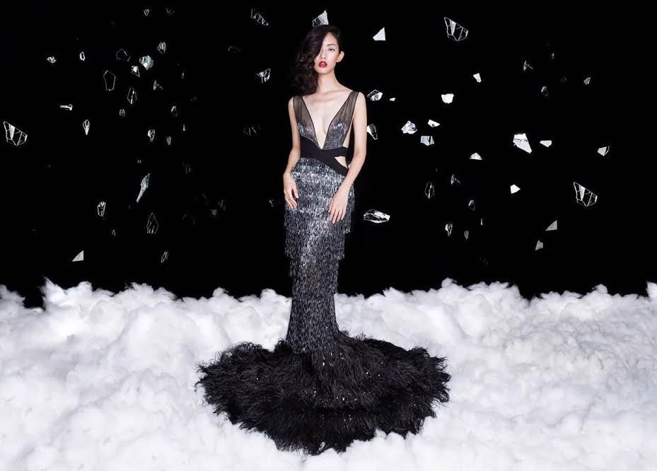 The Kilin Chen gown that sold for 20,000 euros. Photo: Courtesy of Kilin Chen.