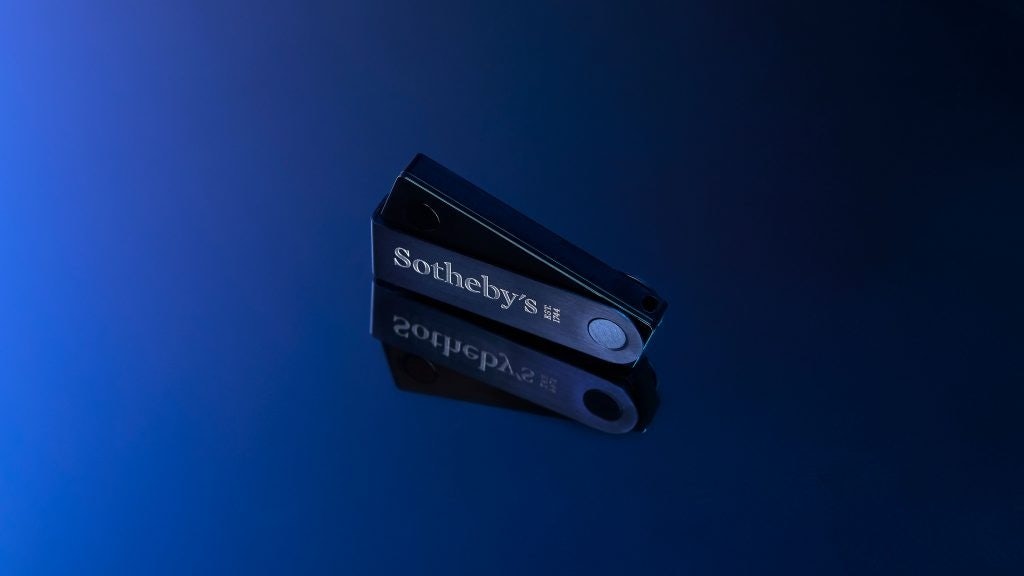 Sotheby's has teamed up with crypto hardware platform Ledger to help boost digital asset security for its collectors. Photo: Ledger