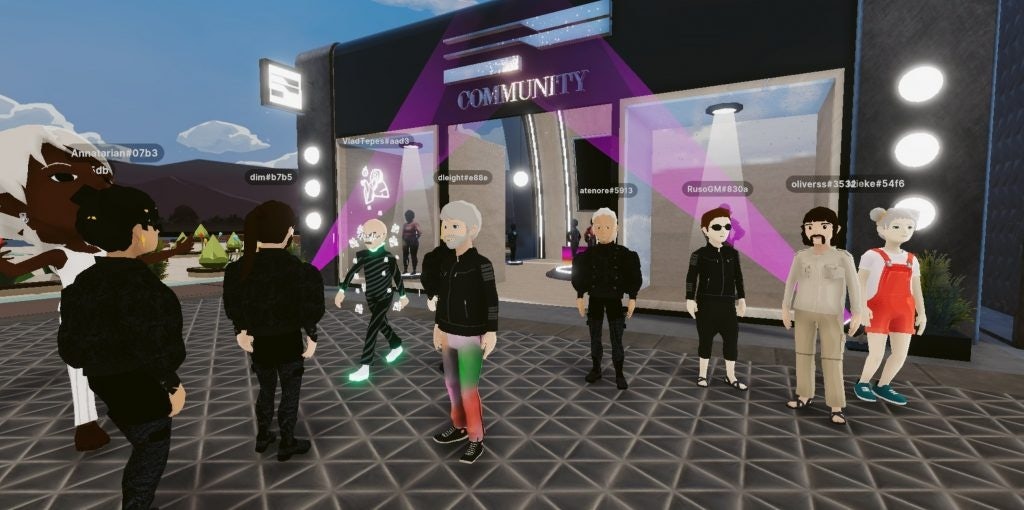 The Fabricant's pop-up space in Decentraland. Photo: The Fabricant's Twitter