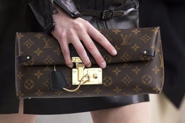 A Louis Vuitton bag at a recent runway show. (Facebook/Louis Vuitton)