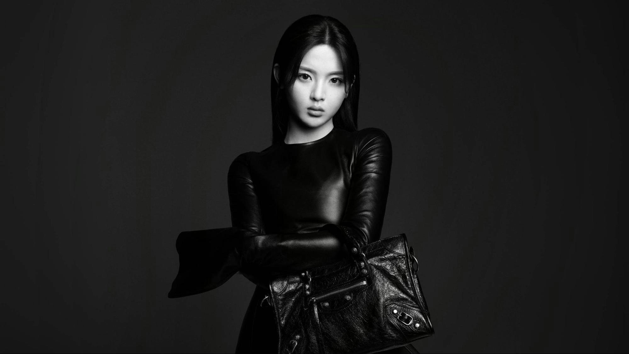 Chinese actress and singer Yang Chaoyue in Balenciaga's latest campaign. Photo: Mario Sorrenti