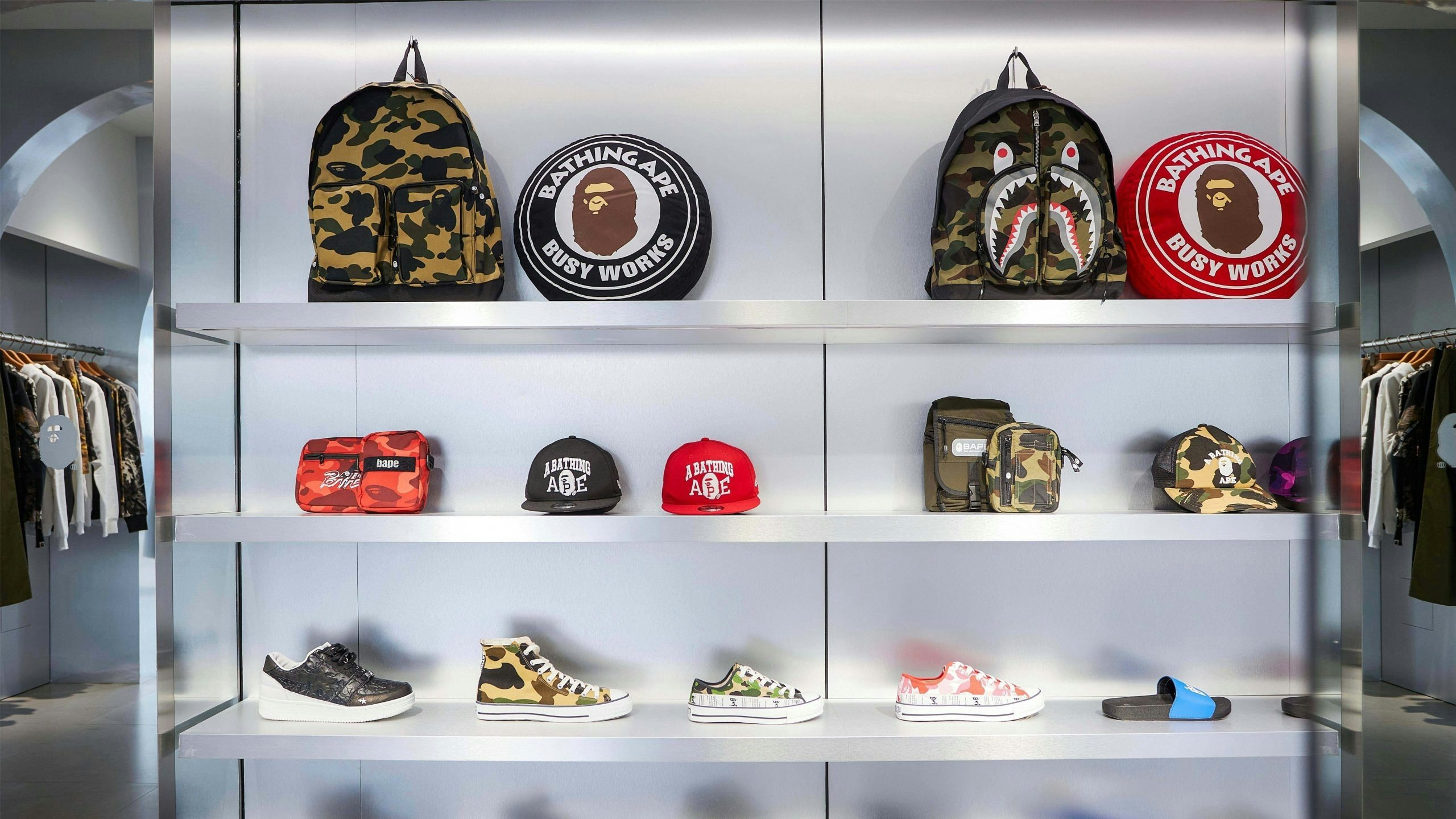 Demand for imported luxury goods remained strong in 2020, despite the pandemic. But what do Chinese buyers want the most from abroad? Photo: BAPE's Weibo