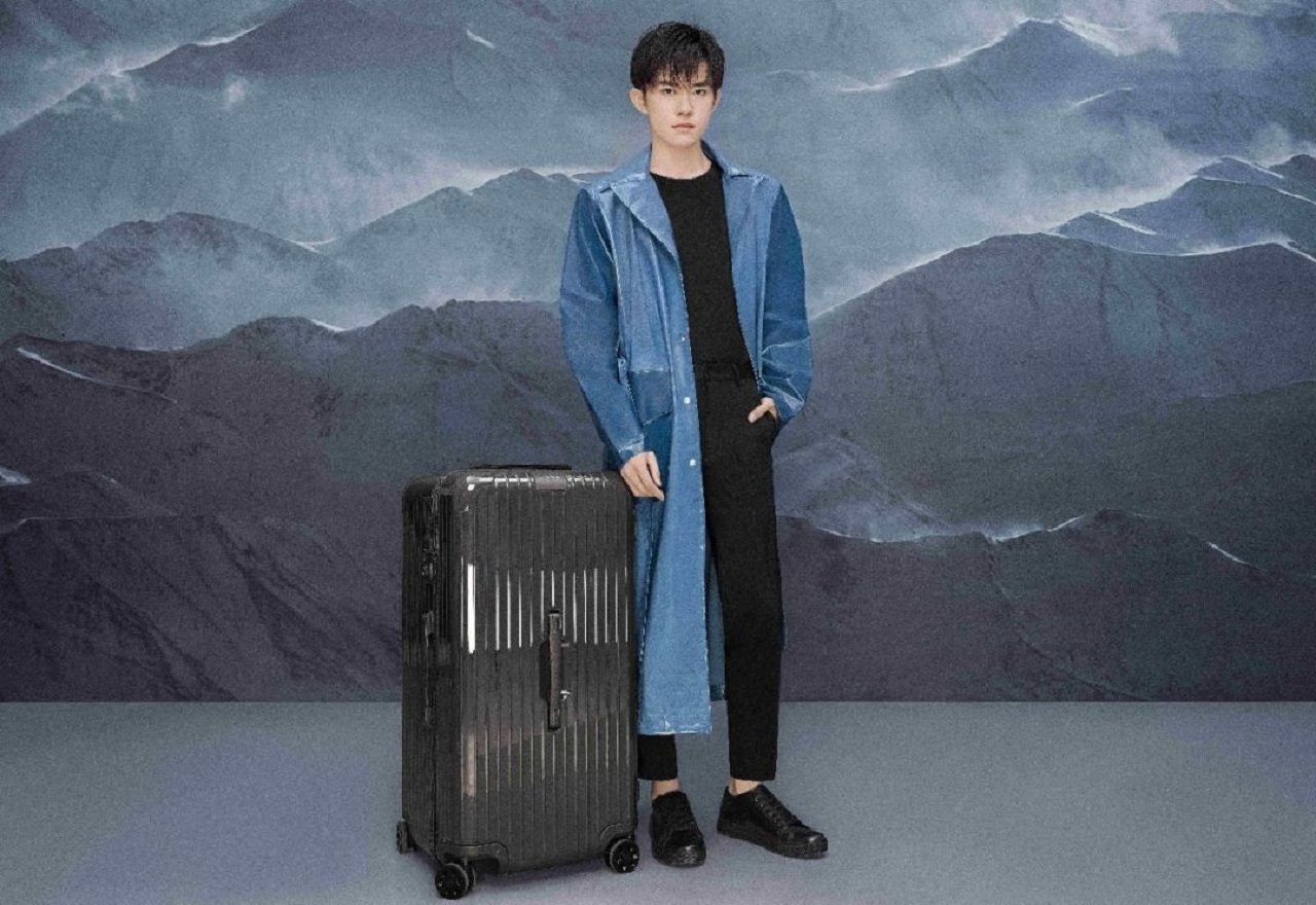 Rimowa is experiencing a sales surge on its official flagship store on Alibaba’s B2C marketplace Tmall thanks to the new Chinese spokesperson Jackson Yee. Photo: courtesy of Rimowa