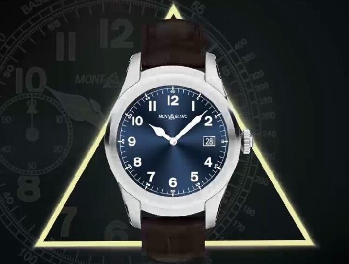 Montblanc launched a Moments Ad to introduce its Summit smartwatch. Photo: WeChat