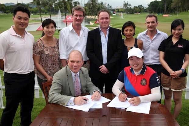 Feng and IMG inked the deal this week