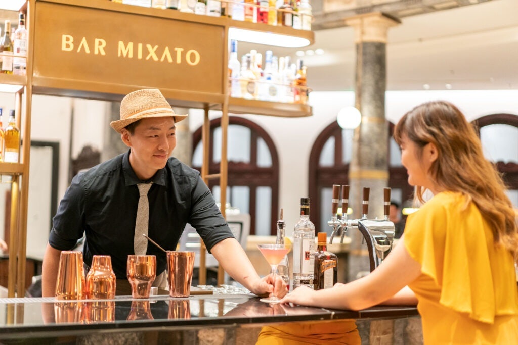 Starbucks' Bar Mixato offers signature cocktails that creatively blend the brand's coffee and tea flavors. Photo: Starbucks