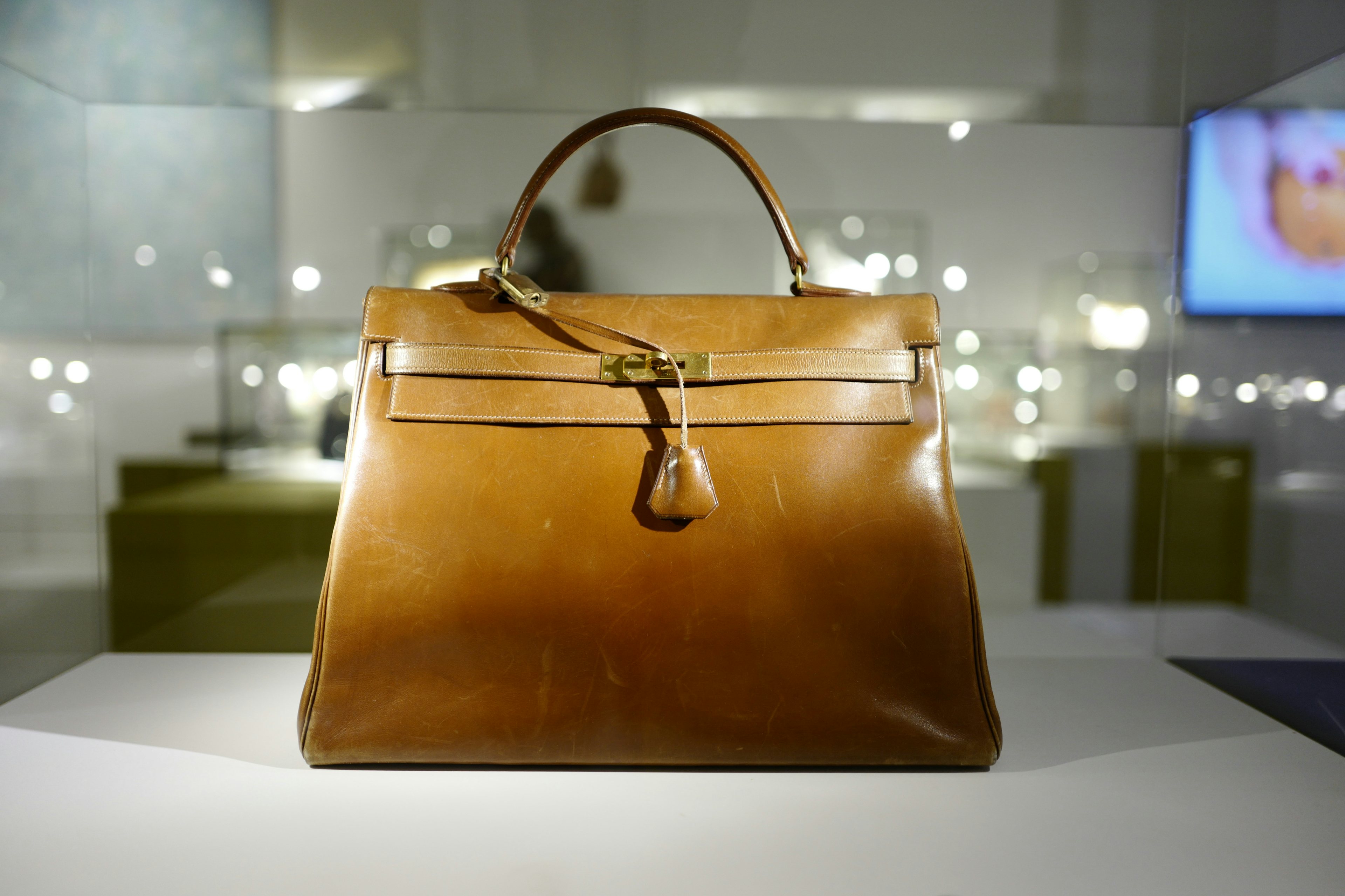 One Bagism's highlights is the Hermès Box Calf Kelly bag popularized by Princess Grace Kelly. (Courtesy Photo)
