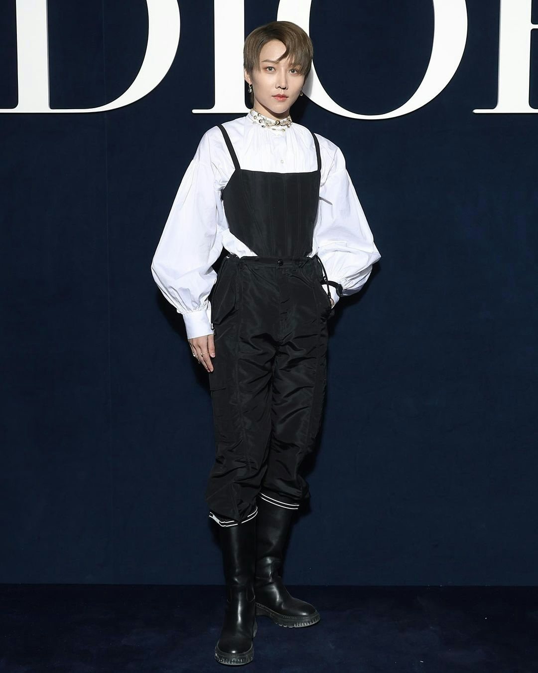 Liu Yuxin attends the Dior Fall 2023 show. Photo: Dior