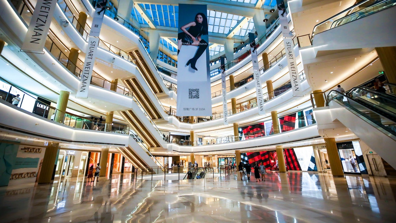 Shanghai's Plaza 66 mall has struggled to retain tenants in 2022. Photo: Shutterstock