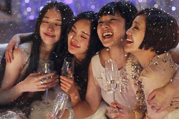 The lavish toasts on popular movie Tiny Times have sparked as taste for sparkling wine among viewers in China. (Tiny Times)