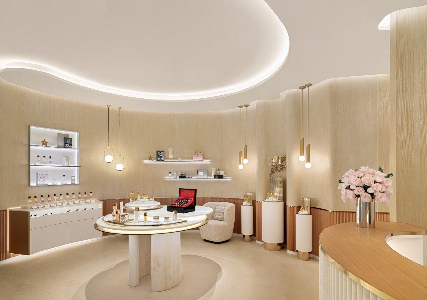 In 2022, Dior launched its inaugural Dior Luxury Beauty Retreat, located on the third floor of Shanghai's IFC Mall. Image: Courtesy of Dior
