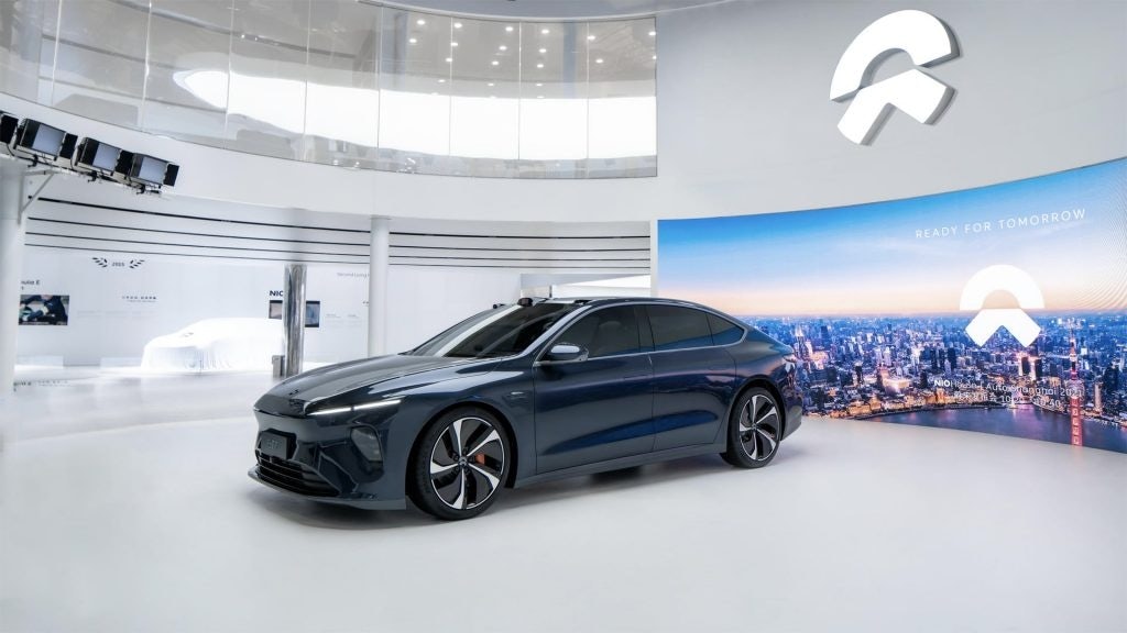Nio, one of China's closest competitors to Tesla, debuted its smart electric flagship sedan at Auto Shanghai 2021. Photo: Courtesy of Nio
