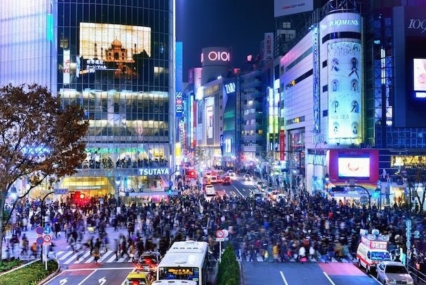 Japan saw a Chinese tourist rebound in 2014 as shoppers flooded into Tokyo, pictured above, to take advantage of a weak yen. (Shutterstock)