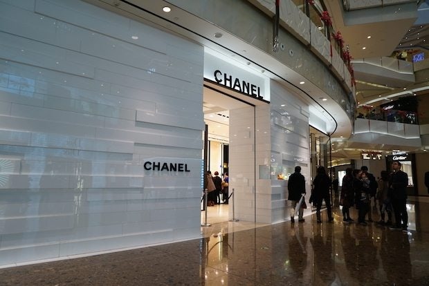The Chanel store at Shanghai's IFC shopping mall. (Shutterstock)
