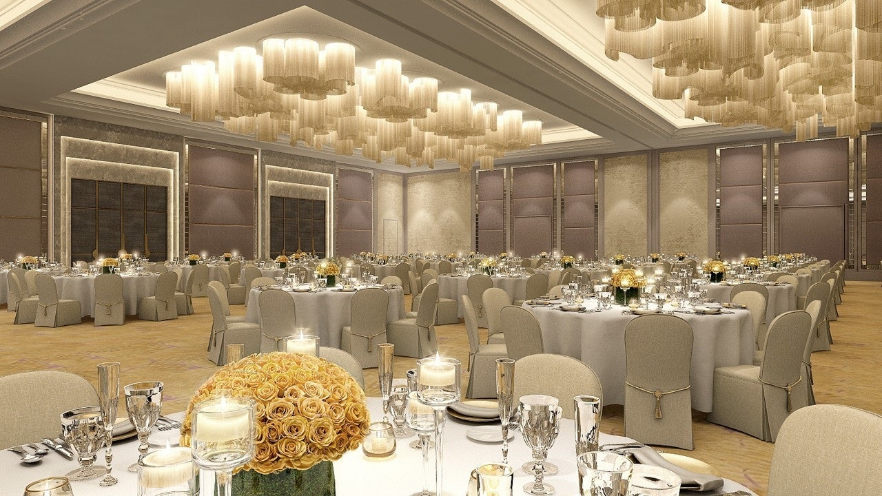 Kerry Hotel in Hung Hom boasts the city’s largest pillar-less ballroom, while there are also opulent ballrooms to choose from in Shanghai, Beijing, Xiamen, and Hainan Island. (Courtesy Photo)