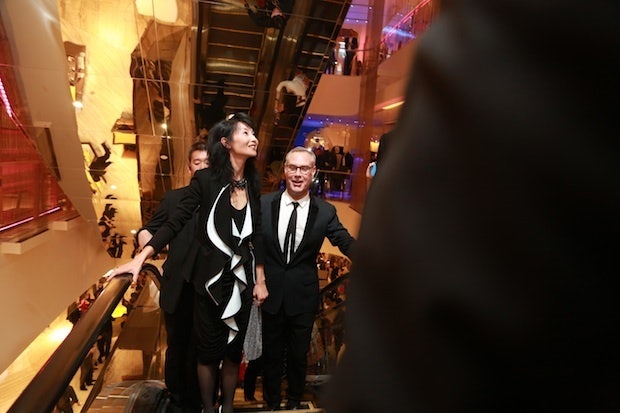 Actress Maggie Cheung at Lane Crawford's Shanghai opening celebration. (Lane Crawford) 