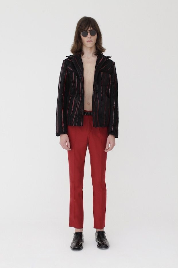 A look from Wan Hung's Autumn/Winter 2016 collection shown at London Collections: Men. (Courtesy Photo)