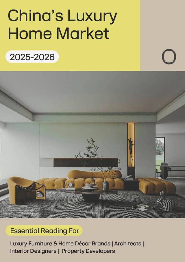 China's Luxury Home Market and the Brand Opportunity