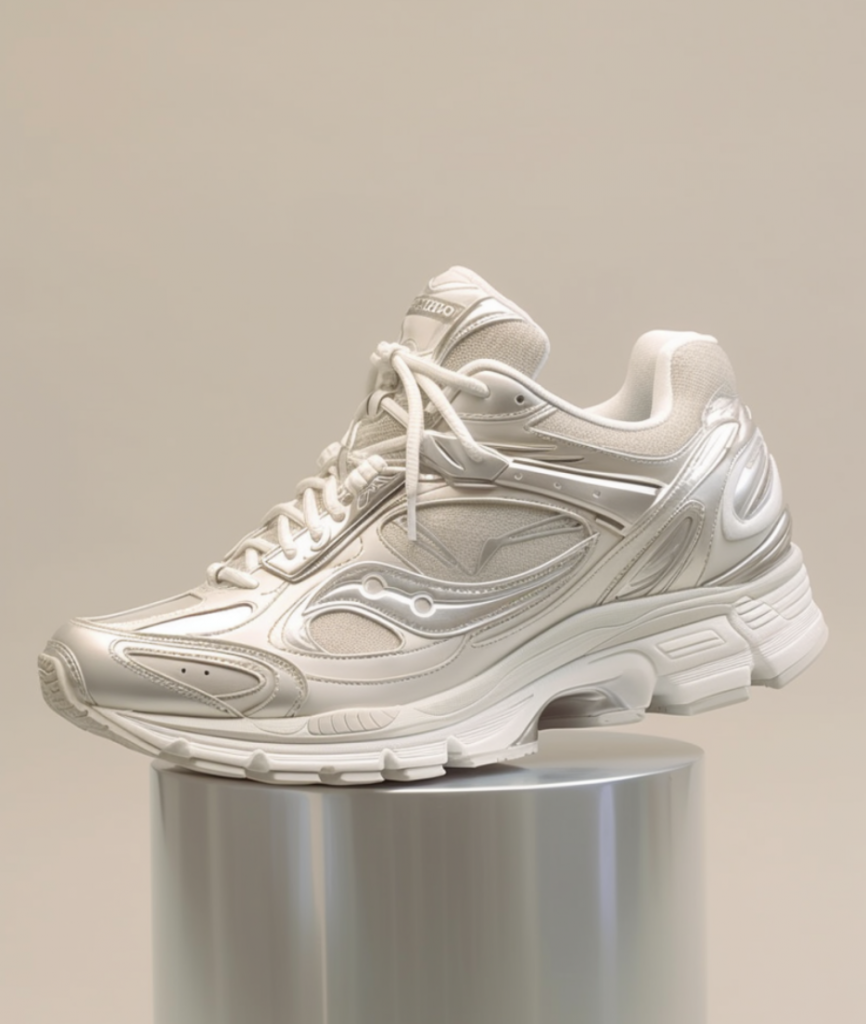 A sneaker prototype created using an AI image generator. Image: Jing Daily