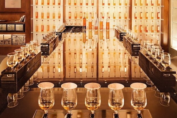 The interior of the upscale Johnnie Walker House in Chengdu. (Courtesy Photo)