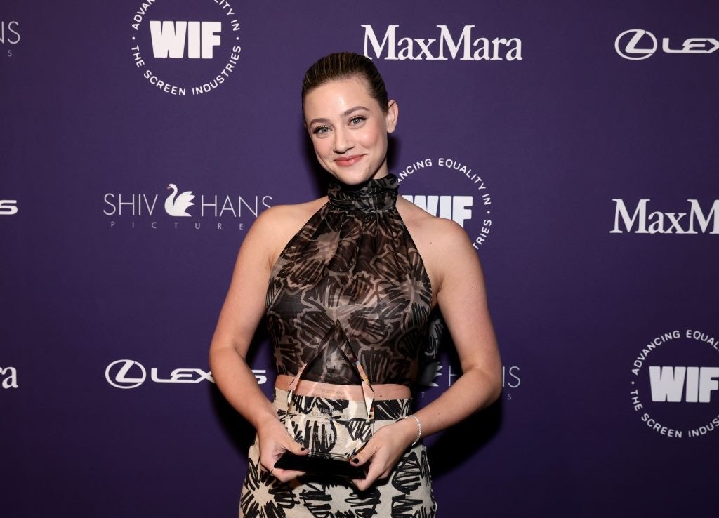 This year actress Lili Reinheart was the recipient of The Women In Film Max Mara Face of the Future Award®. Image: Courtesy of Max Mara
