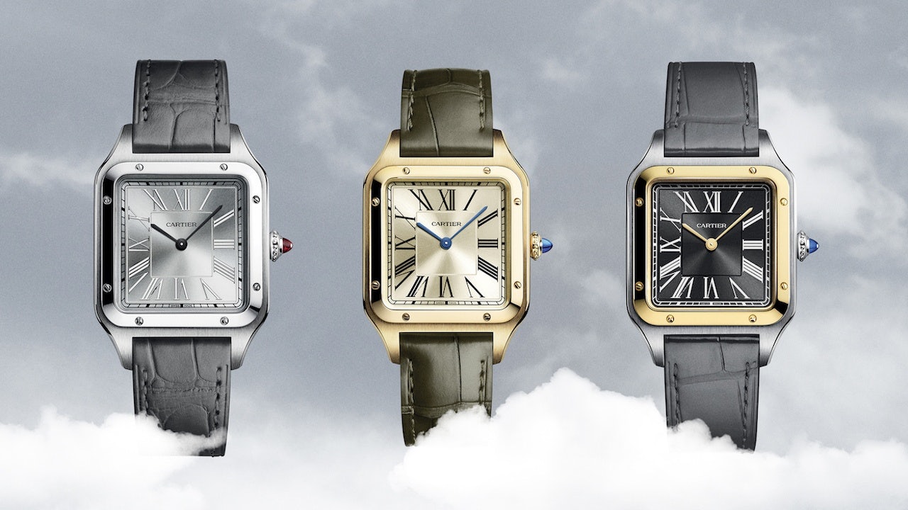 Cartier debut first their exclusive Santos-Dumont watch via Tmall. Courtesy photo. 