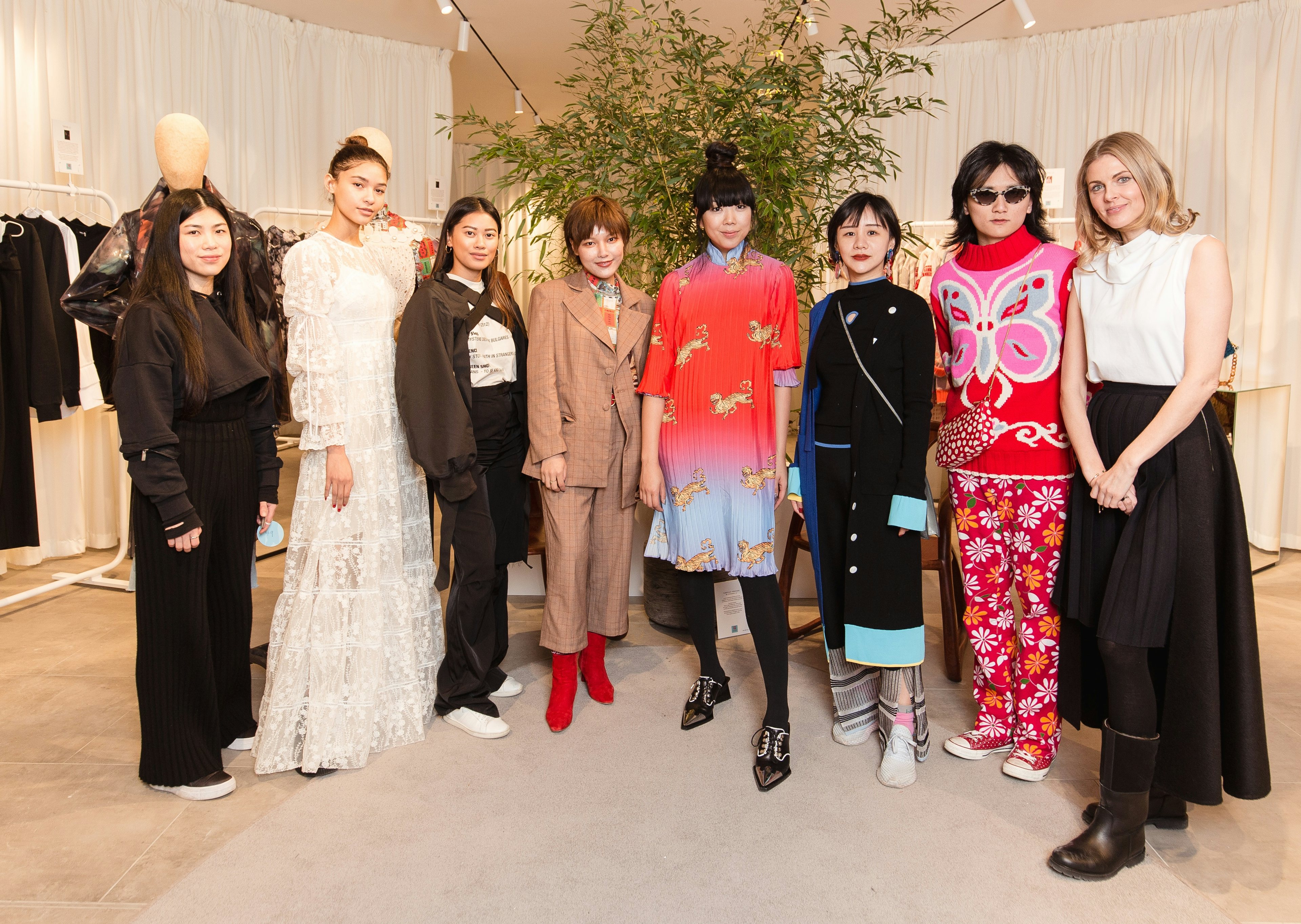 Susie Bubble’s pop-up is curated just for this crowd, showcasing the work of ten emerging Chinese designers, including former winner of the BFC Fashion Trust Award and an LVMH award finalist Huishan Zhang, Marie Yat, I-Am-Chen, and Snow Xue Gao. Courtesy image