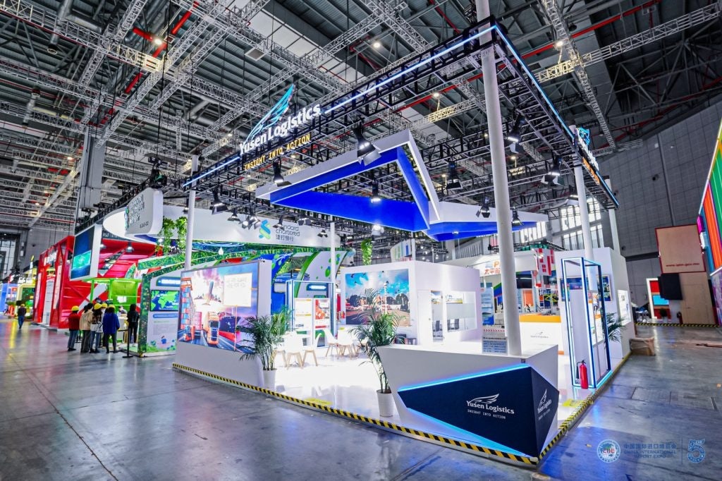 Japanese company Yusen Logistics highlighted its green services at the fifth CIIE. Photo: CIIE Bureau