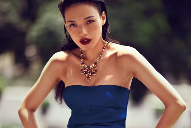 Shu Qi featured in Harper's Bazaar China.