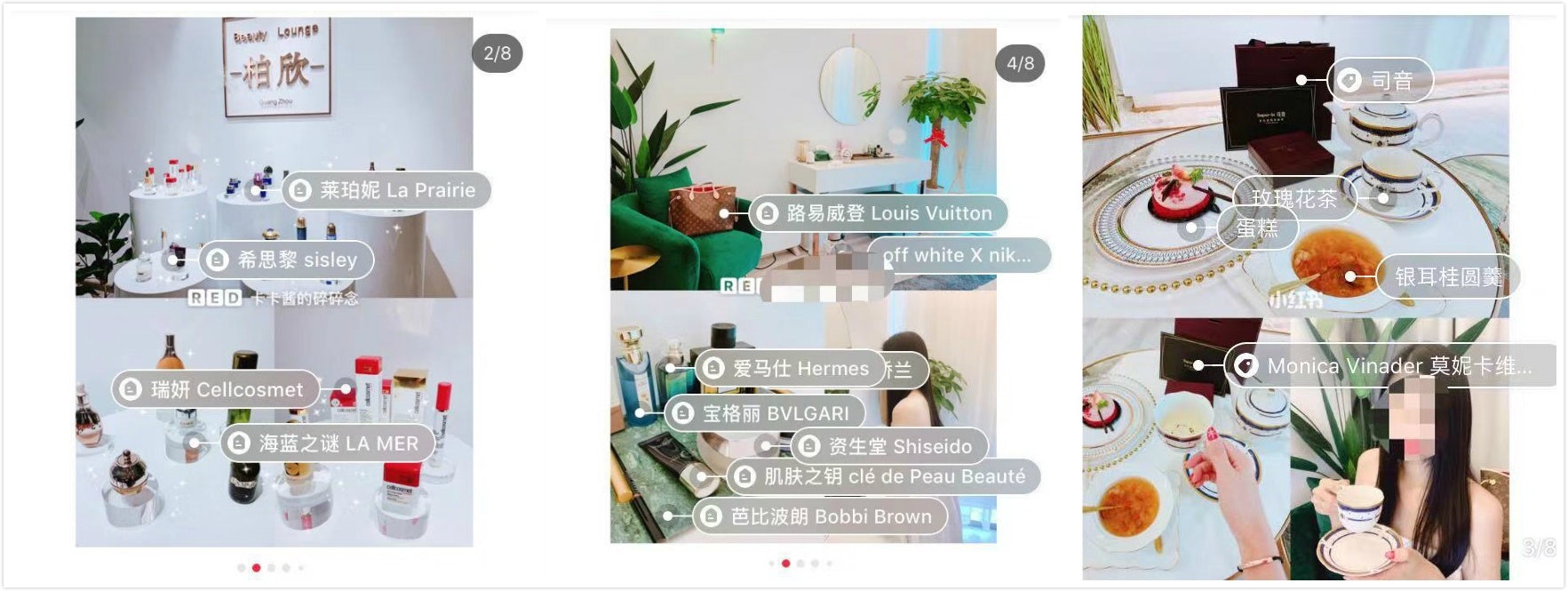 A typical afternoon in a Guangzhou-based luxe skincare management clinic, shared on Little Red Book. Photo: screenshot