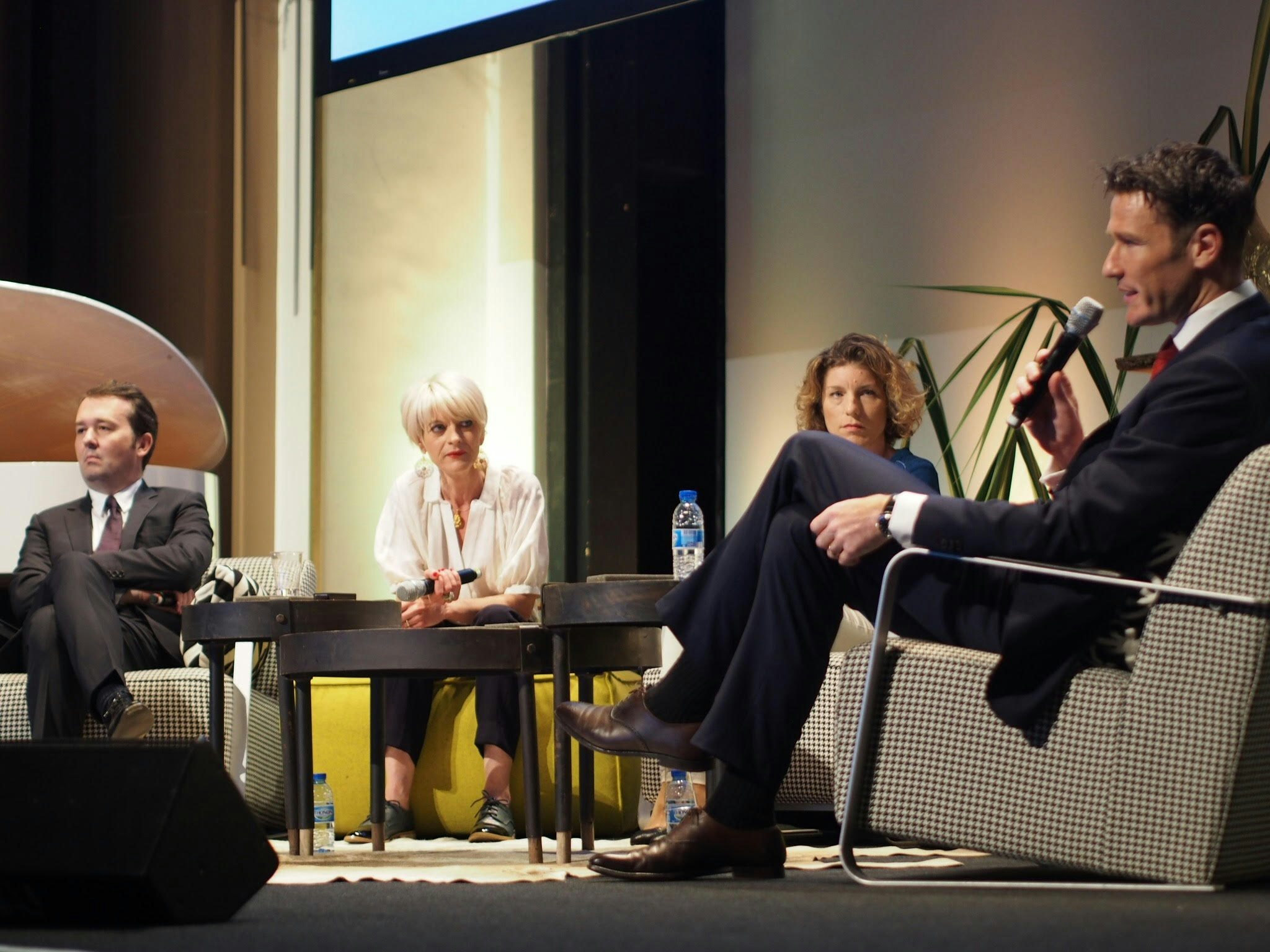 A panel at the recent Salon du Luxe conference in Paris. (Courtesy Photo)