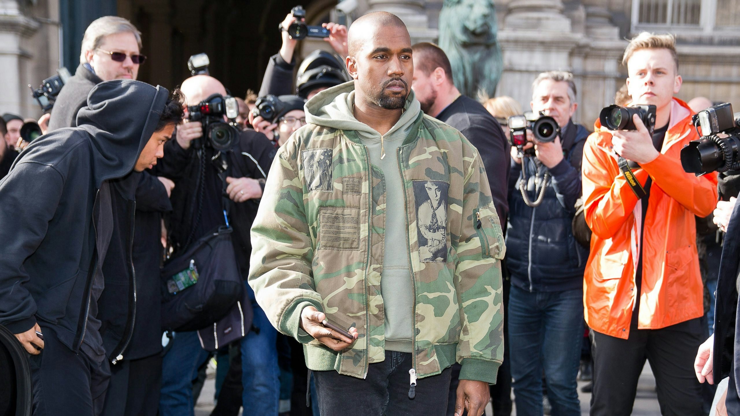 Ye is back in the news following a Twitter suspension and controversial PFW showcase. Now he’s set to acquire right-wing Web3 platform Parler. Photo: Shutterstock