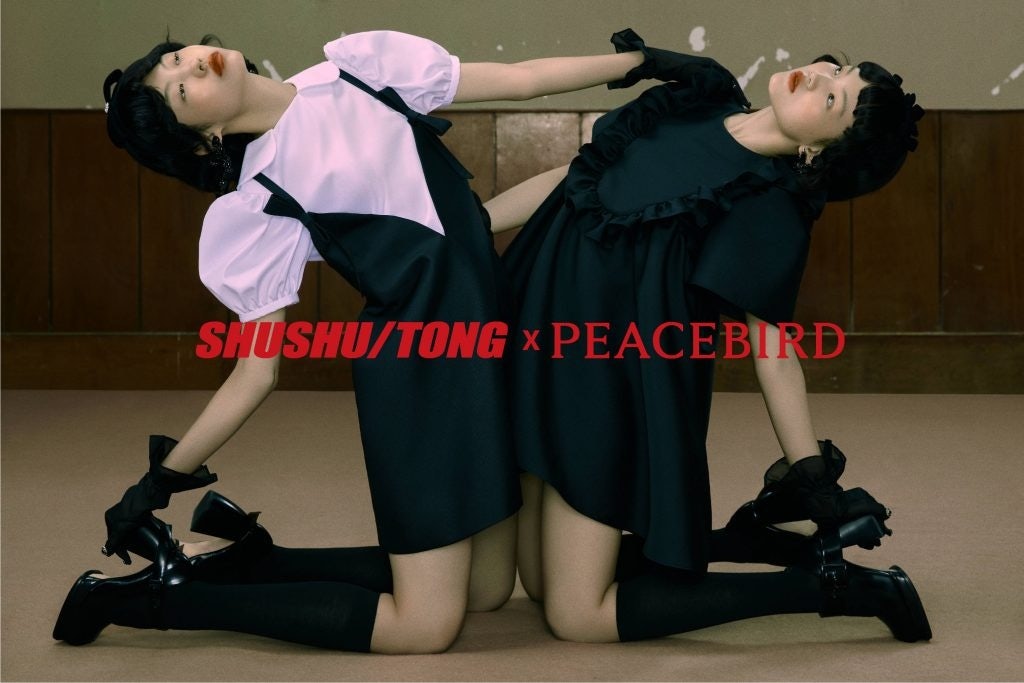 Shushu/Tong released a co-branded capsule with Chinese designer label Peacebird in June. Photo: Shushu/Tong's Weibo