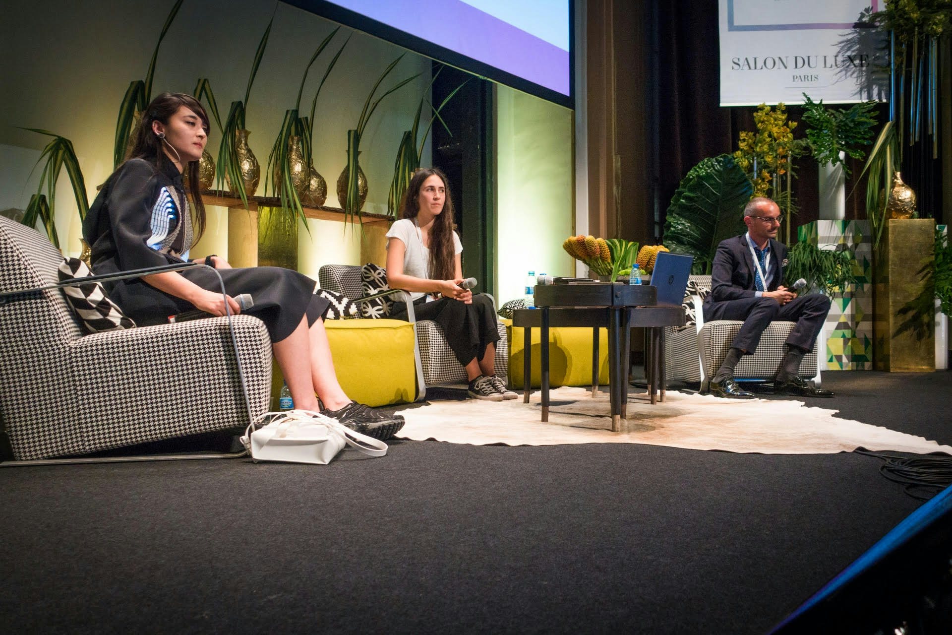 A panel at the recent Salon du Luxe conference in Paris. (Courtesy Photo)