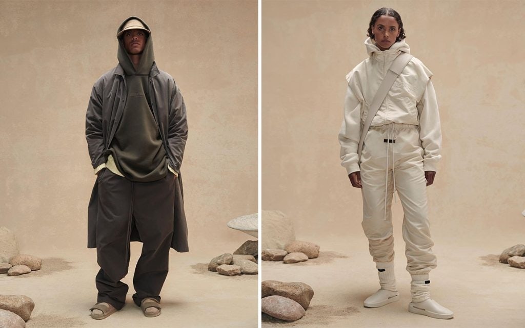 Fear of God is known for its minimalist aesthetic and advanced tailoring. Photo: Fear of God Fall 2022 collection