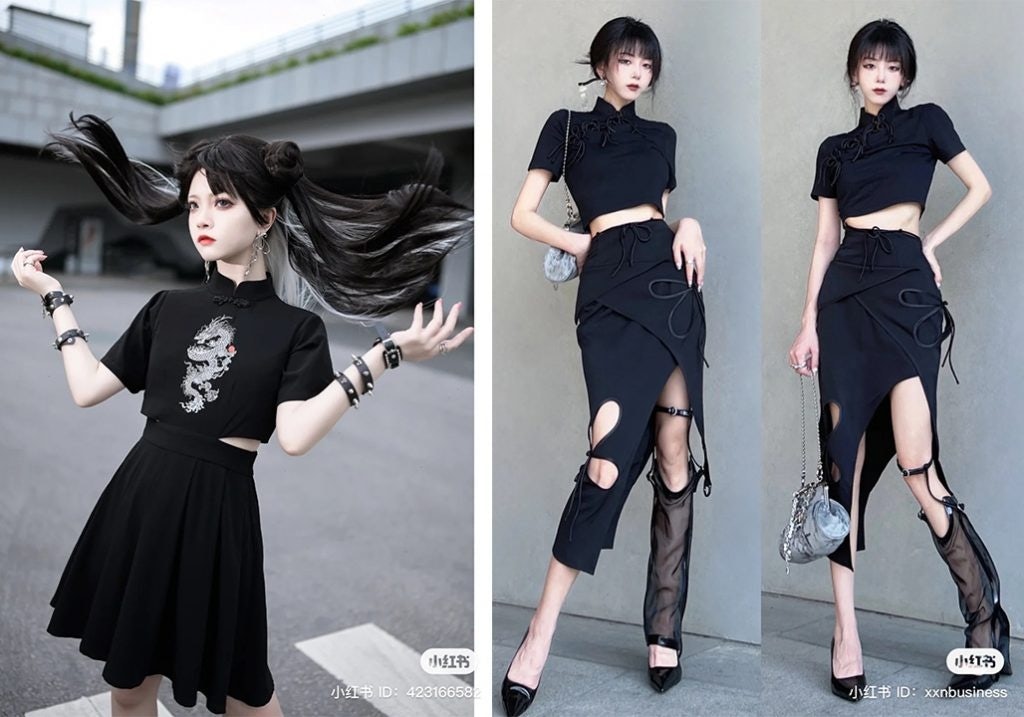 Chinese fashionistas put a contemporary twist on traditional Chinese garments. Photo: Xiaohongshu