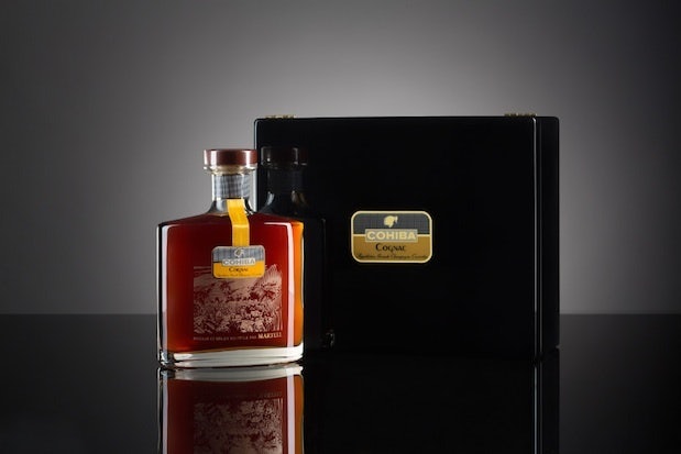Martell and Cohiba special gift pack