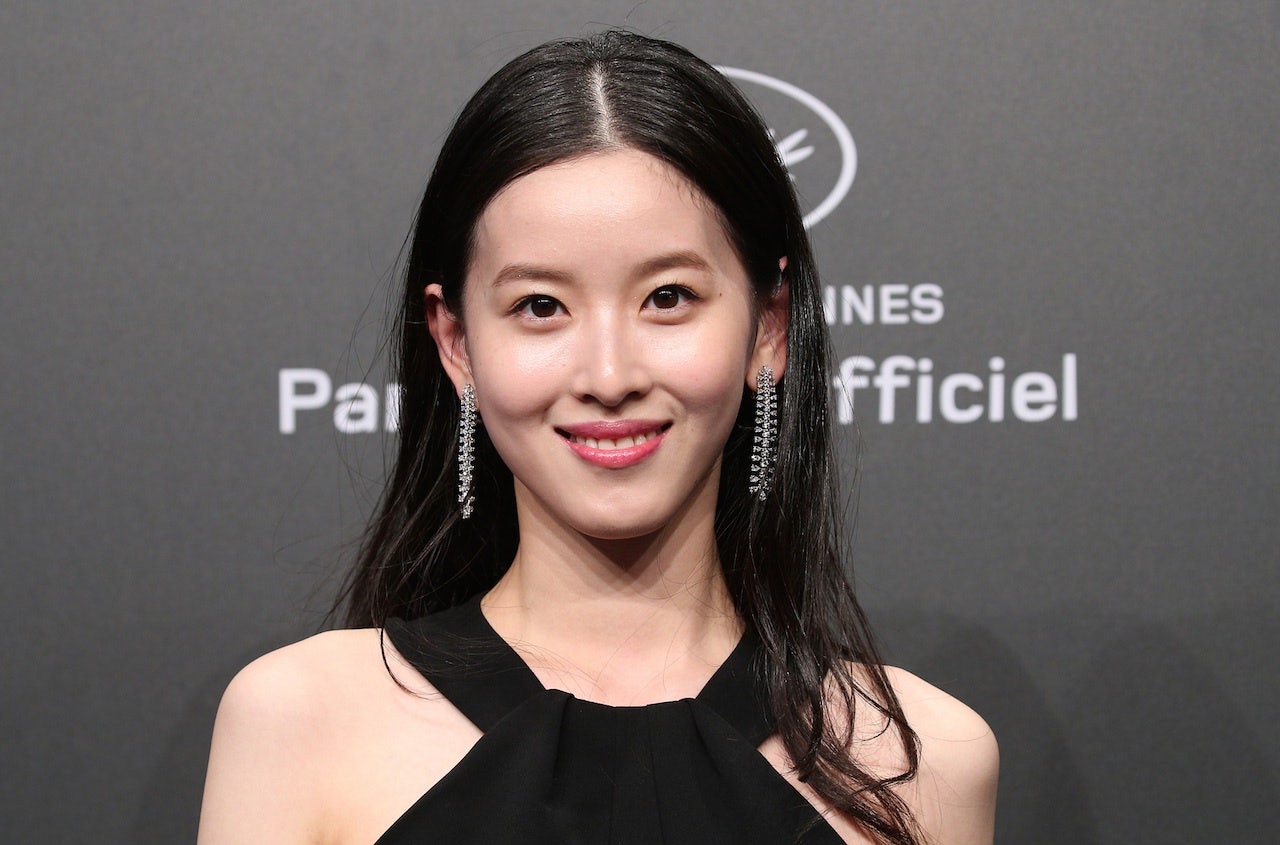 Zhang Zetian at the 70th Cannes this year. Image via VCG.