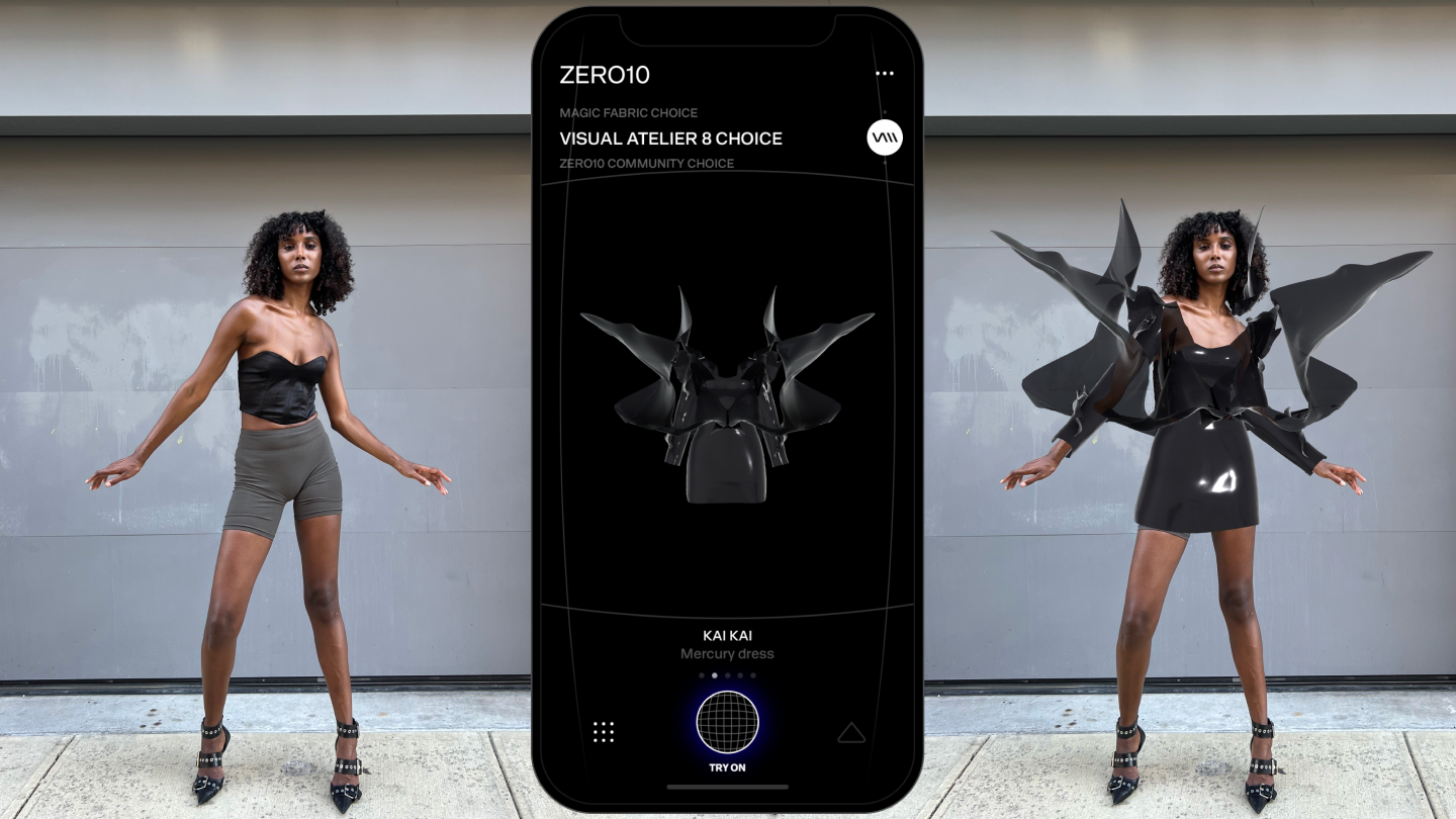 AR platform ZERO10 has launched a new feature that allows users to wear and display their digital wardrobe. Will this make Web3 more accessible? Photo: Courtesy