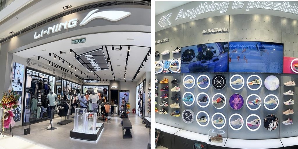 Li-Ning opened a new store in Kuala Lumpur, Malaysia in June 2022. Photo: Li-Ning Distributor Concept Store Malaysia