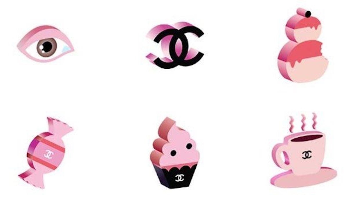 Chanel’s 2017 emoji set. Photo credit: Hypebeast.com
